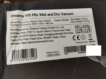 dreame H15 Mix Nass-/Trockensauger HHV46B, I39859
