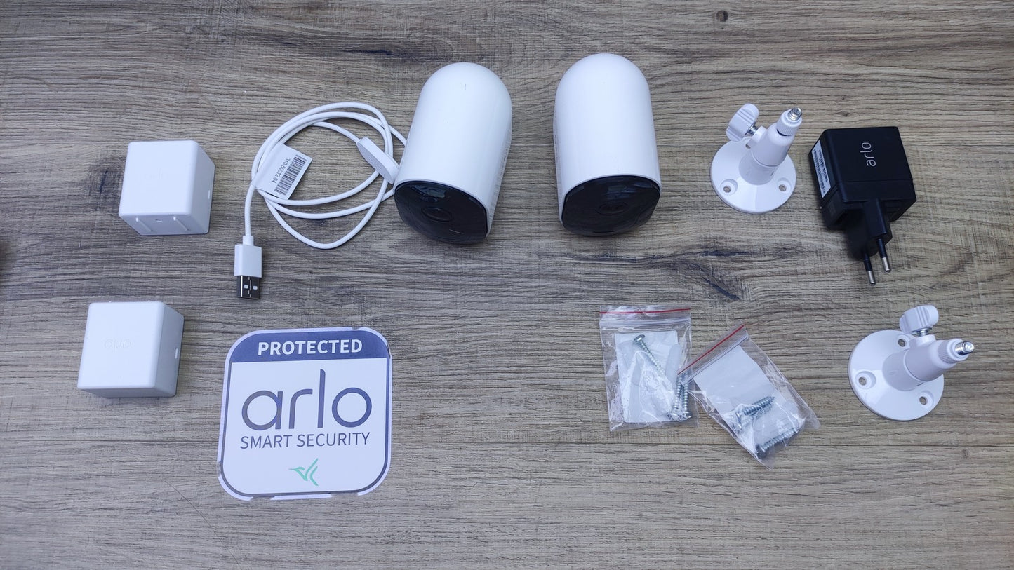 Arlo Ultra 2 Spotlight WLAN VMS5240 Überwachungskamera, 2er Set, I36439