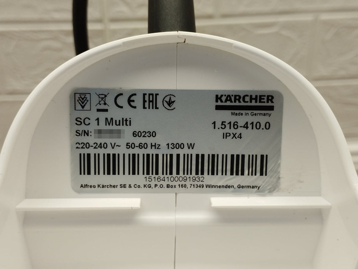 Kärcher SC 1 Multi & Up 1.516-410.0 Dampfreiniger Handgerät 1300 W IPX4