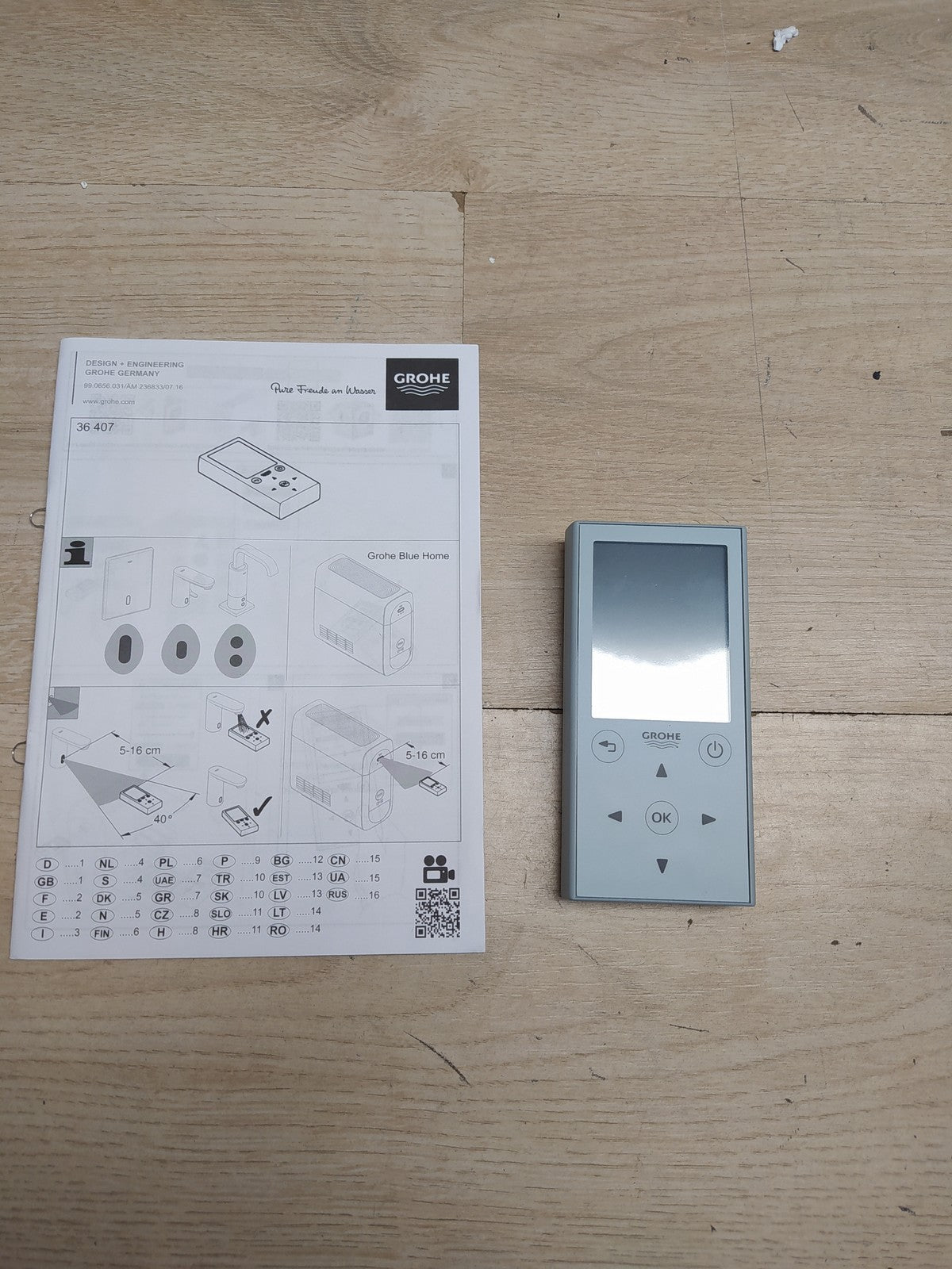 GROHE Fernbedienung 36407001, Infrarot-Armaturen, Urinal-&WC-Elektroniken I37532