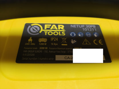 Fartools NETUP 30PB Nass-/Trockenstaubsauger, 1200 W, I37484