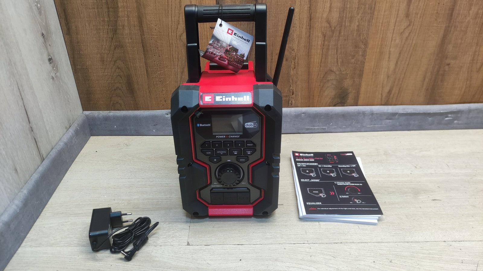 Einhell Akku-Baustellenradio TE-CR 18 Li DAB+/FM/BT Solo (3407995), 18 V, I38164
