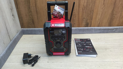 Einhell Akku-Baustellenradio TE-CR 18 Li DAB+/FM/BT Solo (3407995), 18 V, I38164