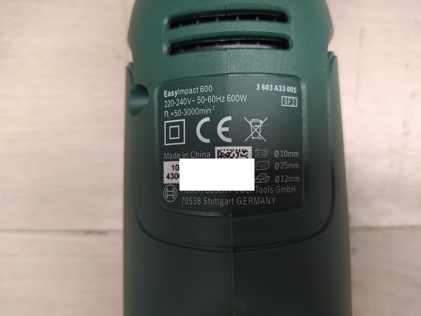 Bosch Schlagbohrmaschine EasyImpact 600, I38541