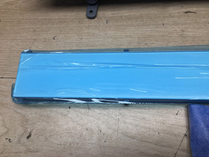 VOGI Duschrinne 100 cm Edelstahl Komplettset Weißes Glas, I36866