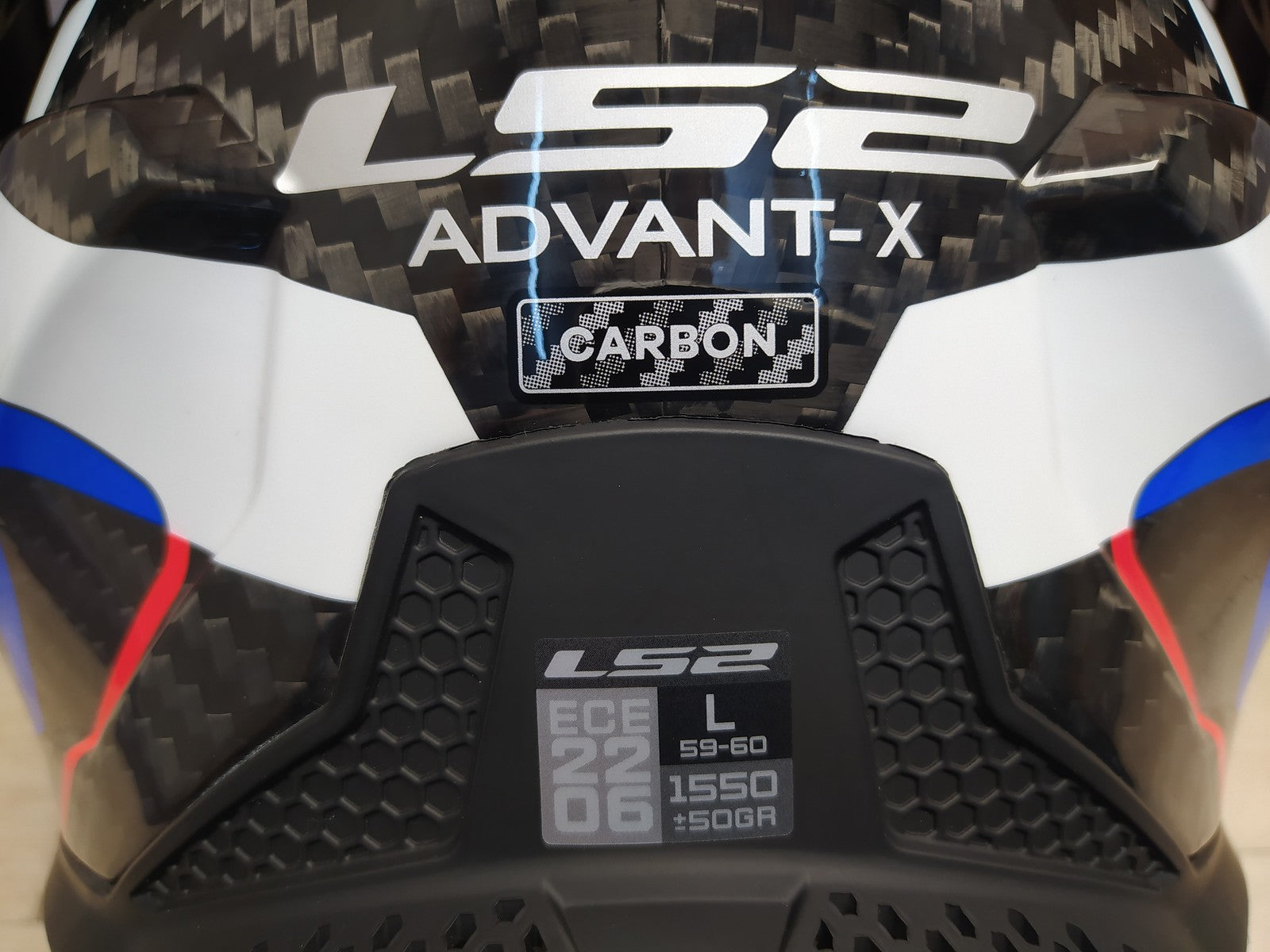 LS2 FF901 ADVANT-X Carbon Klapphelm Motorrad, Größe L (59-60), I37615