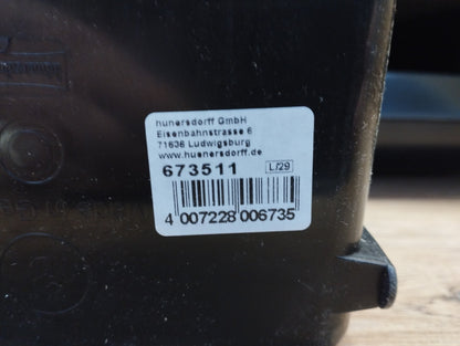 Hünersdorff 673511 Sichtbox Gr. 3 Kunststoff schwarz, I39883