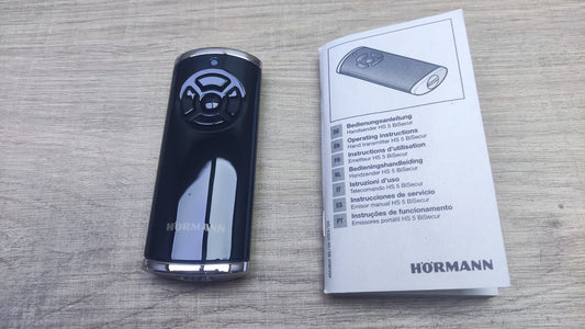 Hörmann 436752 Handsender HS5 868-BS schwarz, I37608