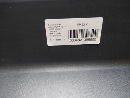 Burg Wächter FP22K Feuerschutzkassette,155 x280 x410mm, I38659