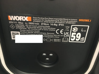 WORX Landroid Vision M600 Mähroboter ohne Begrenzungskabel WR206E.1 I38316