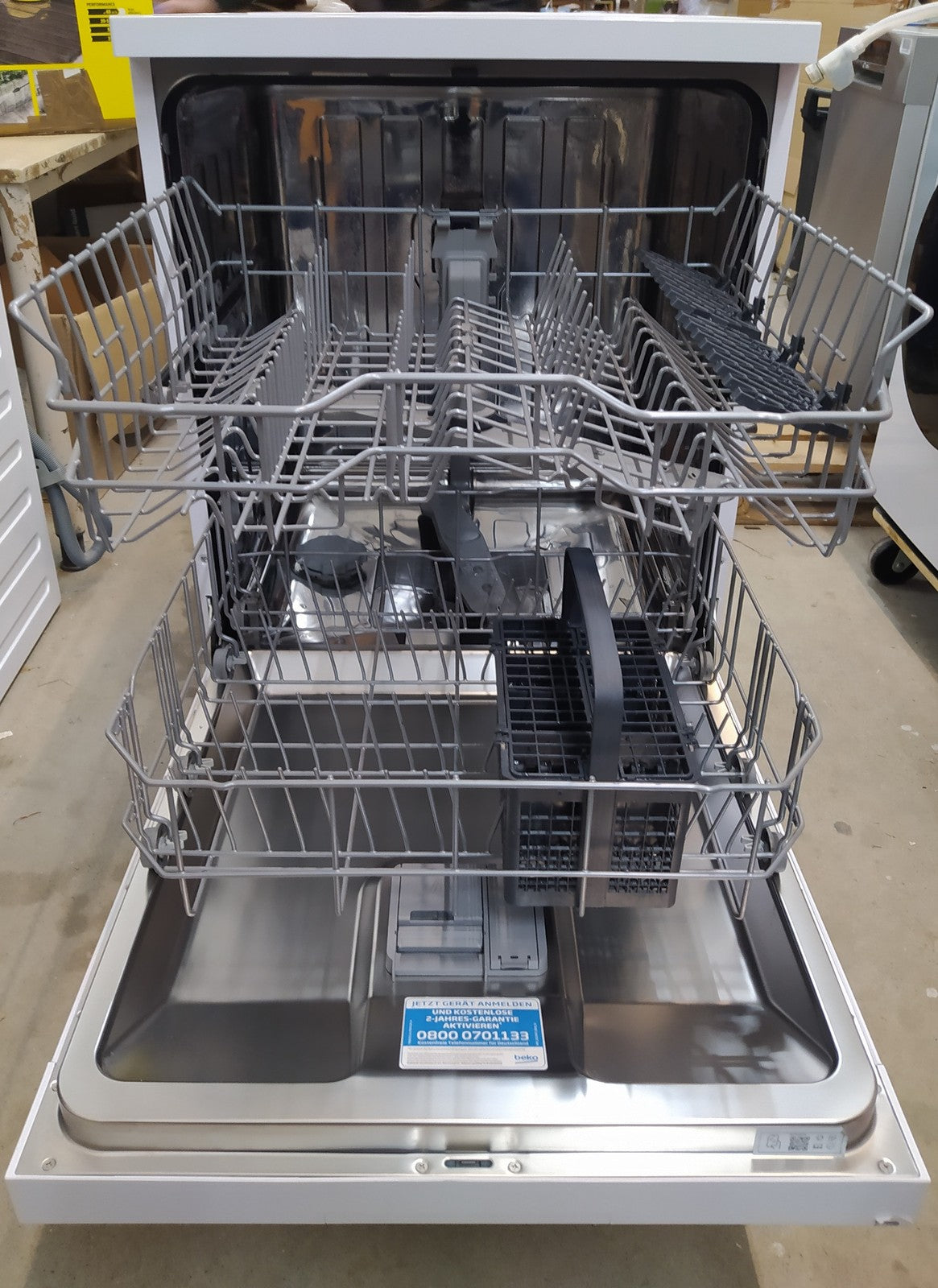 Beko DFN04321W Freistehender Geschirrspüler 60 cm EEK: E I34698
