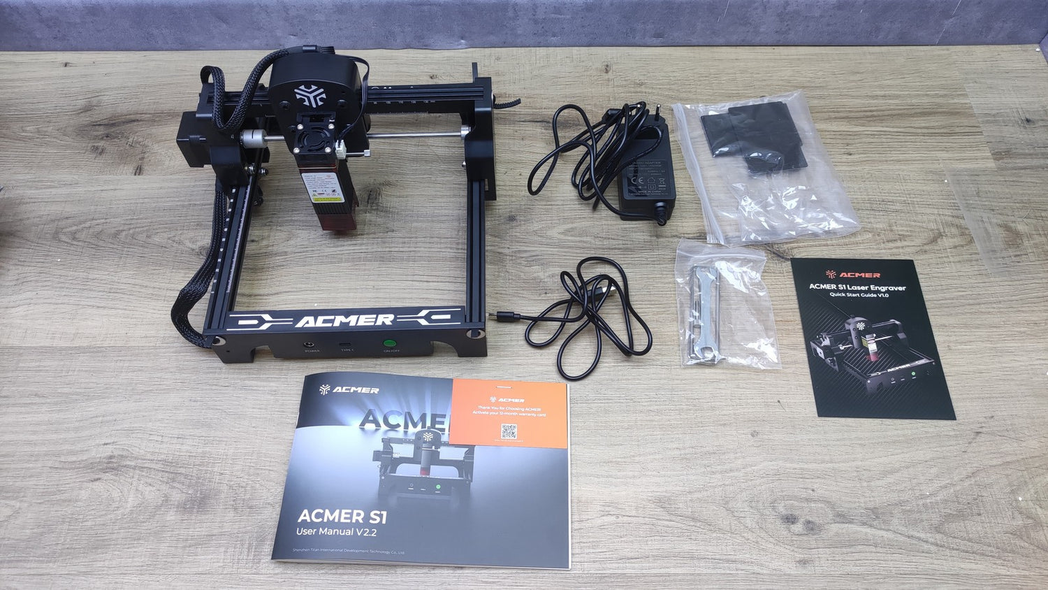 ACMER S1 6W Laser Graviermaschine, Tragbarer Laserschneider, I39569