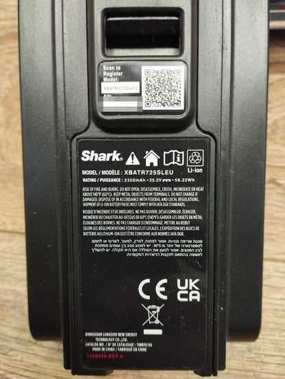 Shark Stratos IZ400EUTBK Akku-Staubsauger Handstaubsauger DuoClean beutellos