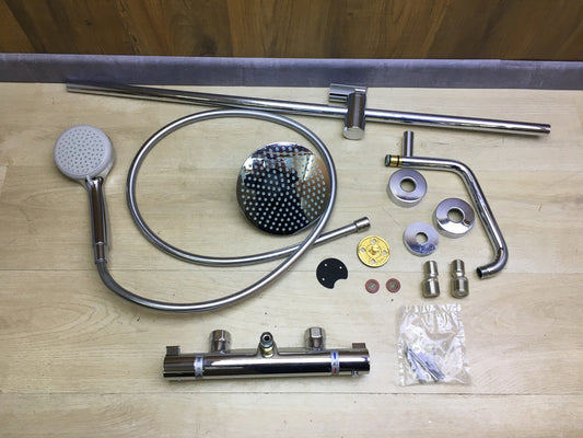 hansgrohe Croma shower system with thermostat 27135000, I30497