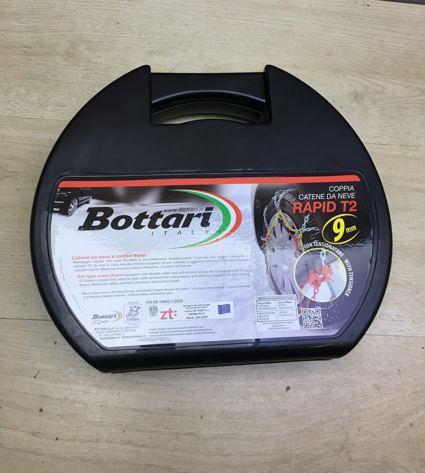 Bottari 18835 Schneeketten Rapid T2, 9 mm. Größe 140, I31120